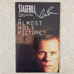 Kevin Bacon Signed Opening Night Color Playbill An Almost Holy Picture Autograph